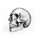 skull ups tattoo design idea