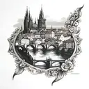 prague tattoo design idea