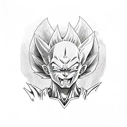maplestory beerus vegeta kidbuu  tattoo design idea