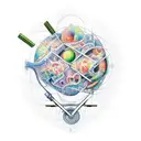 math bike tattoo design idea