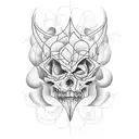 math bike tattoo design idea