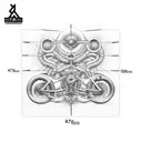 math bike tattoo design idea