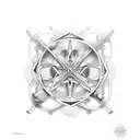 math bike tattoo design idea