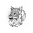 math bicicle tattoo design idea