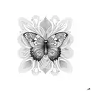 As a student who enjoys sports and nature, consider a tattoo of a delicate butterfly made out of basketball and soccer ball patterns, symbolizing growth and transformation. tattoo design idea