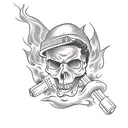 burn the boats tattoo design idea