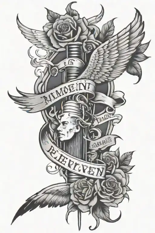 Made in Heaven Born In Memphis forearm tattoo tattoo design idea