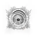 hobbit hole tattoo design idea