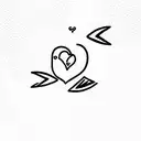 love relationship tattoo design idea