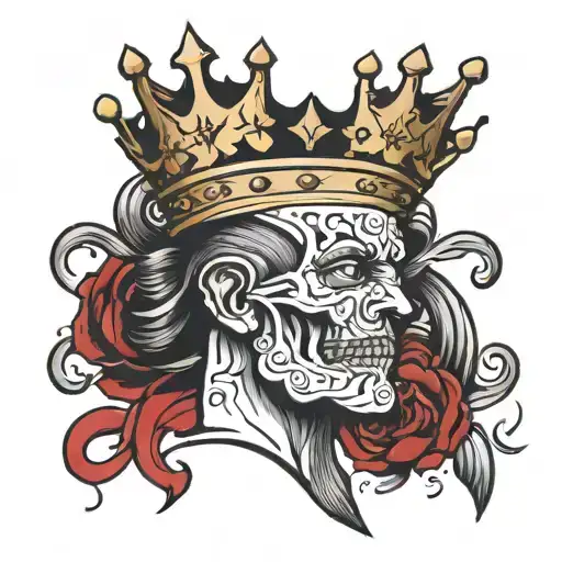 2003 and a crown ontop tattoo design idea