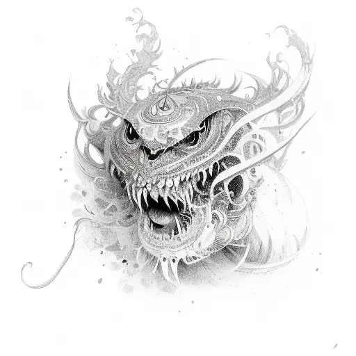 jiu-jítsu luta  tattoo design idea