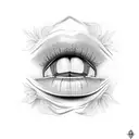 loose lips  tattoo design idea