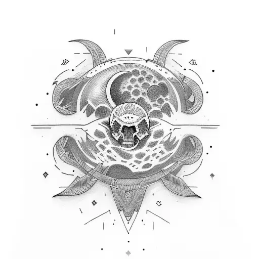 Leon, moon love tattoo design idea