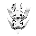 pikachu tattoo design idea