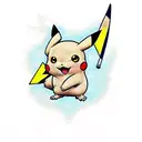 pikachu tattoo design idea