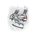 skating rink tattoo design idea