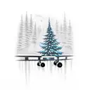 skating rink tattoo design idea