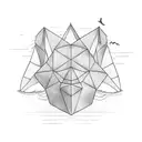 paper boat tattoo design idea