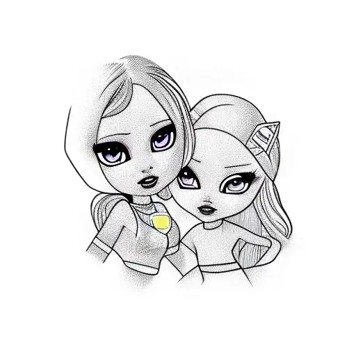 bratz tattoo design idea
