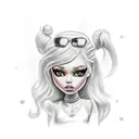 bratz tattoo design idea