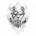 gladiator tattoo design idea