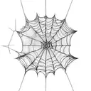 Spider Web tattoo design idea