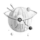 racket ball tattoo design idea