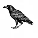 crow alexis on fire tattoo design idea