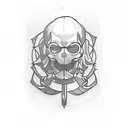 harley Davidson tattoo design idea