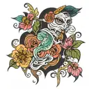 Ethel cain   tattoo design idea