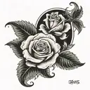 roses names graveyard 757 area code tattoo design idea