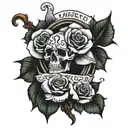 roses names graveyard 757 area code tattoo design idea