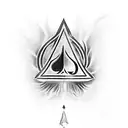 Ace of Spades dice flames  tattoo design idea