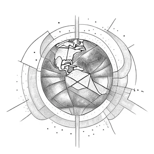 Earth water air fire  tattoo design idea