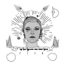renee rapp lyrics i hope ill understand me more face in the mirror tattoo design idea
