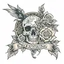 everything passes tattoo design idea