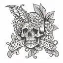 everything passes tattoo design idea