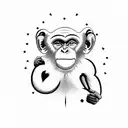 3 monkeys tattoo design idea