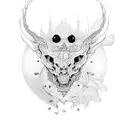 alas murcielago  tattoo design idea