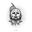 michael myers spongebob squarepants tattoo design idea