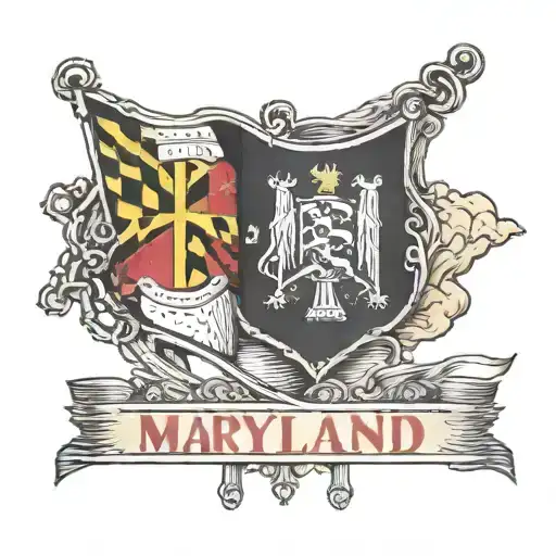 maryland with street sign that says veirs mill rd and also and maryland flag with a ethiopian flag together  tattoo design idea