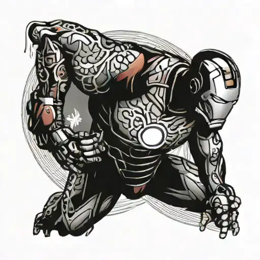 Iron Man Triathlon  tattoo design idea