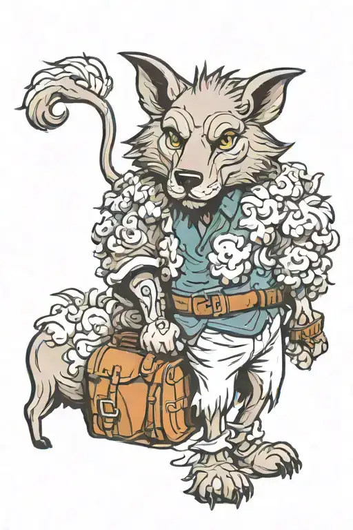 Wolf In Sheep Clothing tattoo design idea
