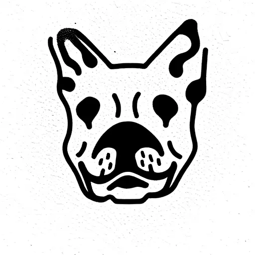 dog memorial tattoo design idea