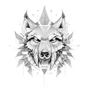lobo  tattoo design idea