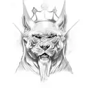 king baldwin 4  tattoo design idea
