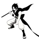 sasuke  tattoo design idea