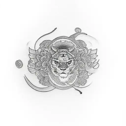 perspective  tattoo design idea