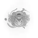 perspective  tattoo design idea