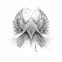 handball, wings tattoo design idea